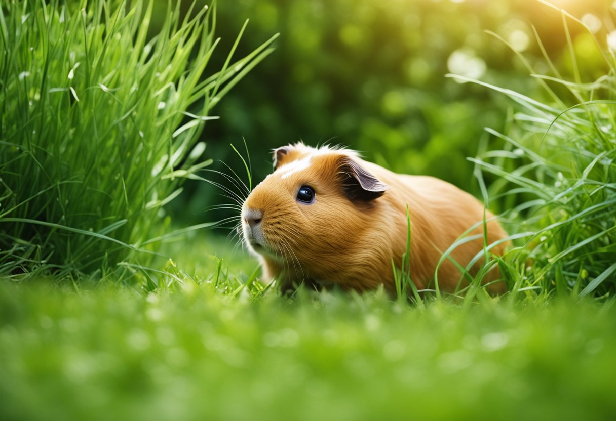 Can Guinea Pigs Eat Grass Outside?