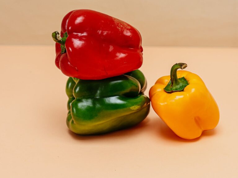 A Close-Up Shot of Bell Peppers